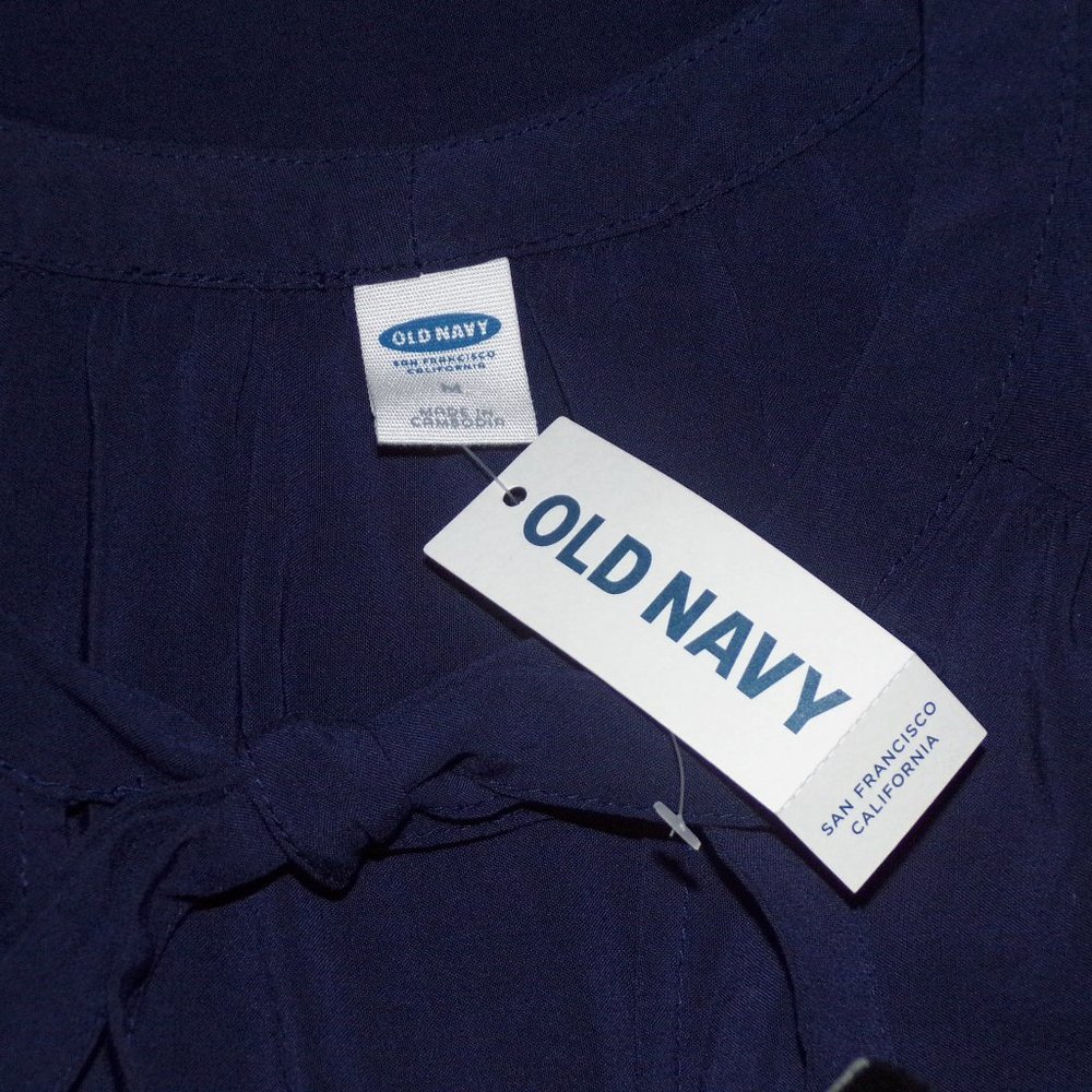 NWT Old Navy Tie Neck Shift Dress - Picture 5 of 6